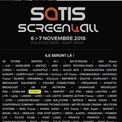 HOsiHO is attending the SATIS 2018 tradeshow in Paris !